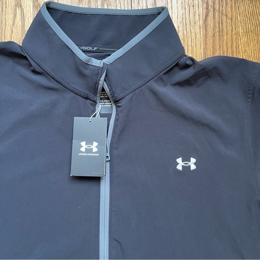 NEW under Armour Voyager Full Zip Wind Golf Jacket UM1918 - Picture 2 of 8
